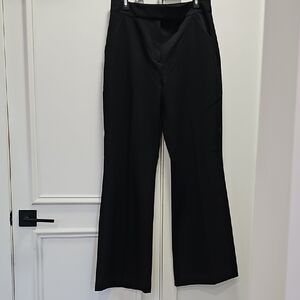 Express Editor Black Highrise Wide Leg Women's Pants Sz 12R Brand New W/tags